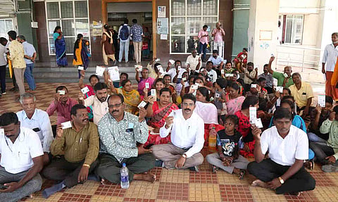 போராட்டத்தில் ஈடுபட்ட கிறிஸ்தவர்கள்.&nbsp;