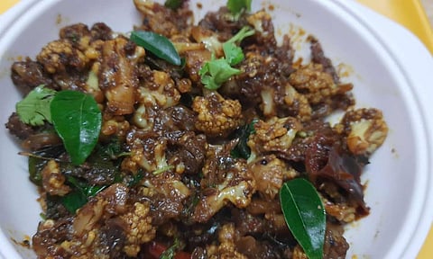 காலிஃப்ளவர் சுக்கா செய்யலாம் வாங்க...