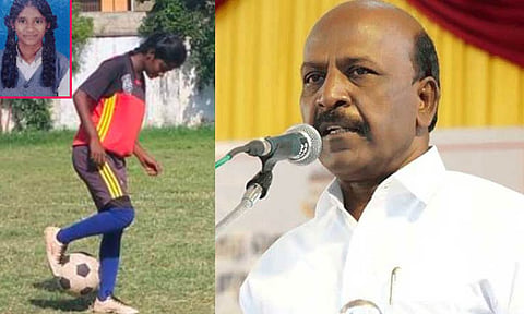 மாணவி பிரியா,அமைச்சர்  மா.சுப்பிரமணியன்
