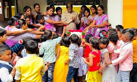 ஸ்ரீ வெங்கடேஸ்வரா மெட்ரிக் பள்ளியில்  குழந்தைகள் தின விழா