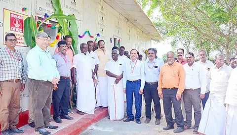 ஓ.என்.ஜி.சி. சார்பில் ரூ.38 லட்சம் மதிப்பில் வழங்கப்பட்டது.