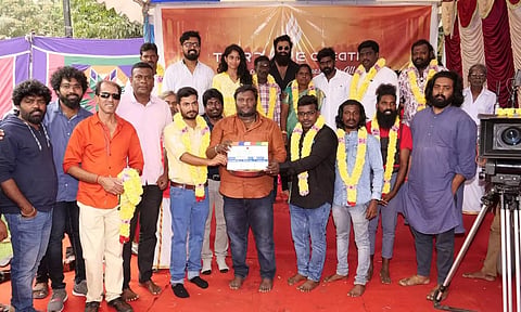 ஜுனியர் எம்.ஜி.ஆர். படத்தின் பூஜை
