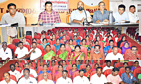 கலெக்டர் ஜானி டாம் வர்கீஸ் தலைமையில் ஆலோசனை கூட்டம் நடந்தது.