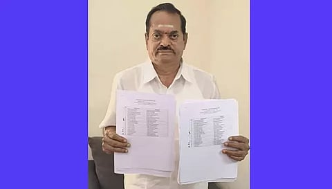 &nbsp;புதிய நிர்வாகிகள் பட்டியலை வெளியிட்ட அடையாறு பாஸ்கர்.