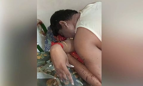 இறந்து கிடந்த அழகர்சாமி.&nbsp;
