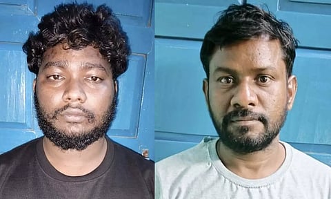 ஊத்துக்கோட்டை அருகே காரில் கடத்தி வரப்பட்ட 2 கிலோ கஞ்சா பறிமுதல்- இருவர் கைது