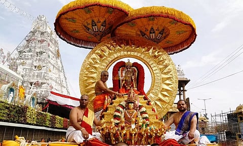 திருப்பதி கோவிலில் ரத சப்தமி விழா வருகிற 28-ந்தேதி நடக்கிறது