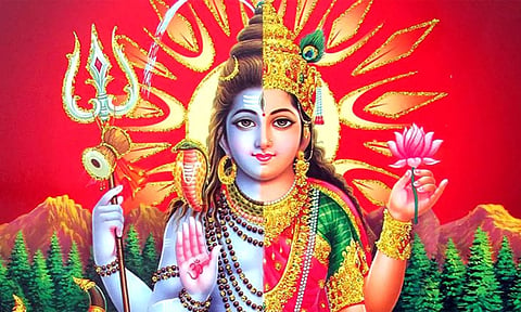 அர்த்தநாரீஸ்வரர் - புராண கதை