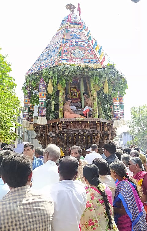 பவானி செல்லியாண்டியம்மன் கோவில் தேரோட்டம்
