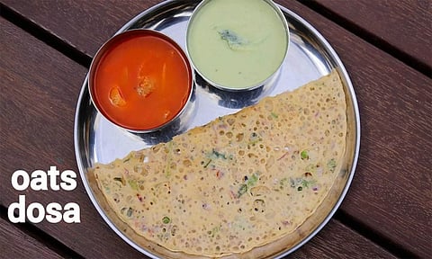 உடல் எடையை குறைக்க உதவும் ஓட்ஸ் வெங்காய தோசை