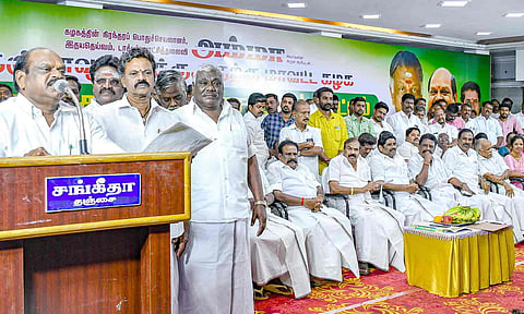 ஆலோசனை கூட்டத்தில் வைத்திலிங்கம் எம்.எல்.ஏ. பேசினார்.