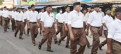 ஸ்ரீவில்லிபுத்தூரில் ஆர்.எஸ்.எஸ். பேரணி