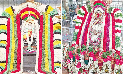 குருபெயர்ச்சி விழா: பட்டமங்கலம் தட்சிணாமூர்த்தி கோவிலில் சிறப்பு தீபாராதனை