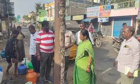 கடலூர் மாநகராட்சியில்  குப்பைகள் அகற்றப்படுகிறதா? குடிநீர் தரமாக வழங்கப்படுகிறதா? மேயர் சுந்தரி ராஜா திடீர் ஆய்வு