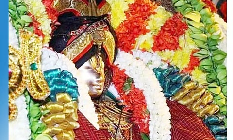 சுந்தரராஜ பெருமாளுக்கு காப்பு கட்டும் நிகழ்ச்சி
