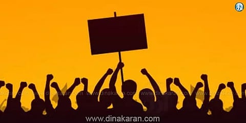 திமுக அரசை கண்டித்து பாஜக வினர் கண்டன ஆர்ப்பாட்டம்