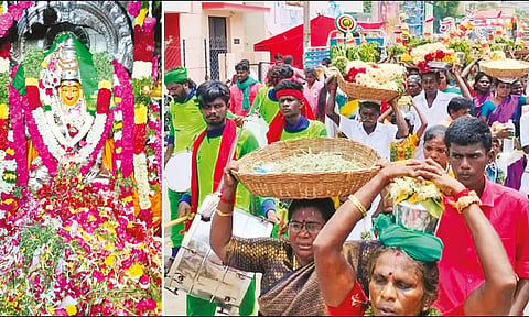 திருப்பத்தூர் பூமாயி அம்மன் கோவில் பூச்சொரிதல் விழா