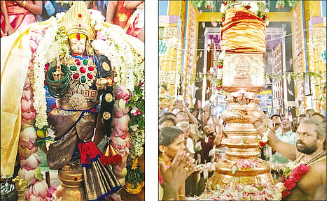 சோழவந்தான் ஜெனகை மாரியம்மன் கோவில் வைகாசி திருவிழா கொடியேற்றம்