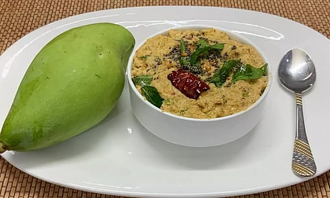 சூப்பரான தேங்காய்  மாங்காய் சட்னி