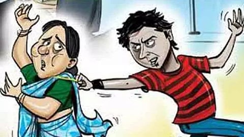 உளுந்தூர்பேட்டை அருகே வன அலுவலர் மனைவியிடம் நகை பறிப்பு