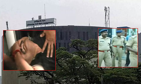 ஓமந்தூரார் மருத்துவமனையில் கூடுதல் சி.ஆர்.பி.எஃப் வீரர்கள் குவிப்பு