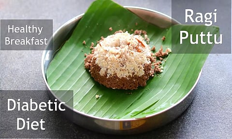நீரிழிவு நோயாளிகளுக்கு சத்தான டிபன் கேழ்வரகு புட்டு