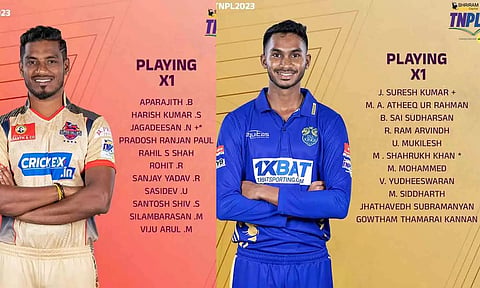 டிஎன்பிஎல் கிரிக்கெட்: கோவை அணிக்கு எதிராக சேப்பாக் சூப்பர் கில்லீஸ் முதலில் பேட்டிங்