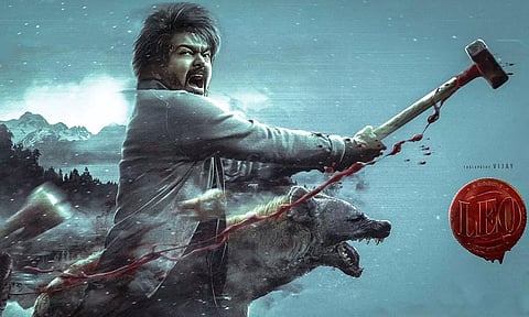 இரண்டாவது போஸ்டர்: "லியோ" பாடல் வெளியாகும் நேரத்தை அறிவித்த லோகேஷ்