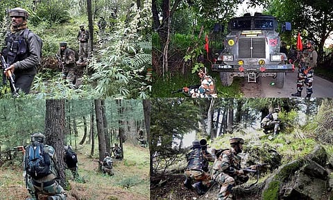 ஜம்மு-காஷ்மீரில் 4 பயங்கரவாதிகள் சுட்டுக்கொலை: ராணுவம்- போலீஸ் கூட்டு நடவடிக்கை