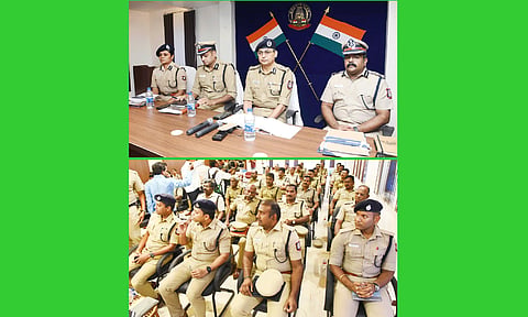 ஆலோசனை கூட்டம் டி.ஜி.பி. சங்கர் ஜிவால் தலைமையில் நடந்தது.