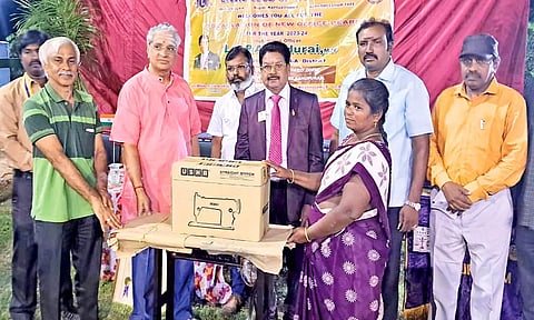 சாகுபுரம் அரிமா சங்கத்தின் புதிய நிர்வாகிகள் பதவியேற்பு