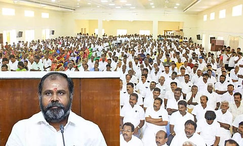மதுரை அ.தி.மு.க. மாநாடு: ஆட்சி மாற்றத்தின் கால்கோள் விழாவாக அமையும்-  உதயகுமார் பேச்சு