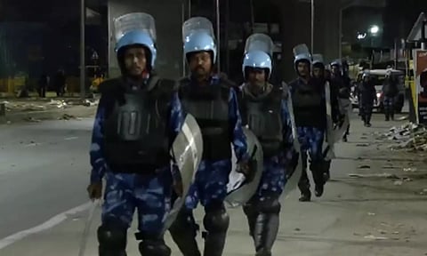 அரியானா வன்முறைக்கு 5 பேர் பலி - ஊரடங்கு அமல்