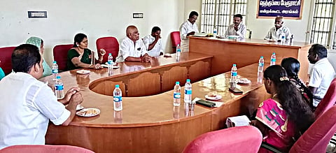 நெற்குப்பை பேரூராட்சி  மாதாந்திர கூட்டம்