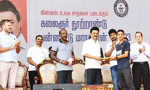 இது சாதாரண மாரத்தான் அல்ல, சமூக நீதி மாரத்தான்- முதலமைச்சர் மு.க.ஸ்டாலின் பேச்சு
