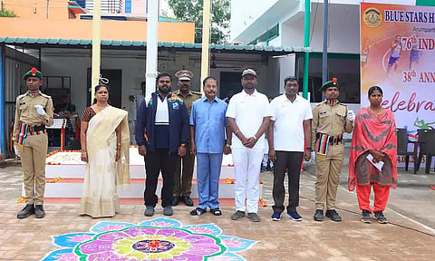 &nbsp;சுதந்திர தின கொண்டாட்டம் நடைபெற்ற காட்சி.