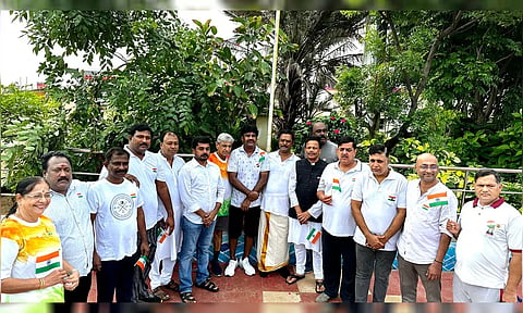 பெசன்ட் நகர் கடற்கரையில் 77வது சுதந்திர தின விழா கோலாகலம்