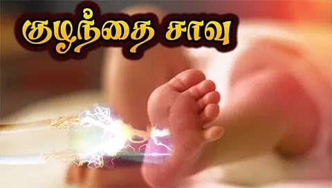 பரமத்திவேலூர் அருகே பரிதாபம்டேபிள் பேன் வயரை பிடித்த குழந்தை மின்சாரம் தாக்கி சாவு