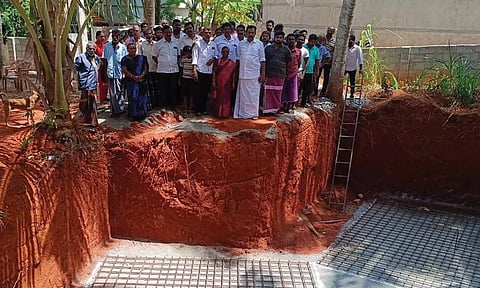மாவிளை பகுதியில் செல்போன் டவர் அமைக்க  பொதுமக்கள் எதிர்ப்பு