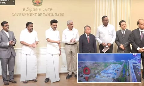 நெம்மேலியில் ரூ.4,276 கோடியில் 3-வது கடல் குடிநீர் திட்டம்: முதலமைச்சர் மு.க.ஸ்டாலின் அடிக்கல் நாட்டினார்