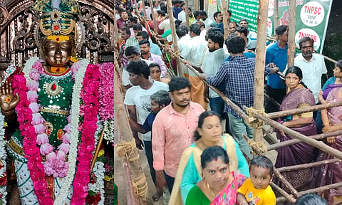 முருகனுக்கு சிறப்பு அலங்காரம் செய்யப்பட்டு ஏராளமான பக்தர்கள் சாமி தரிசனம் செய்தனர்.