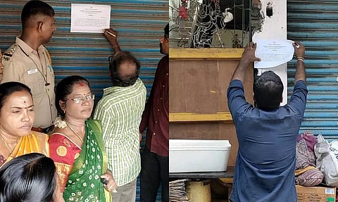 ராயபுரத்தில் அறநிலையத்துறைக்கு சொந்தமான இடத்தில் 3 வீடுகள்-9 கடைகளுக்கு சீல்: ரூ.1½ கோடி சொத்துக்கள் மீட்பு