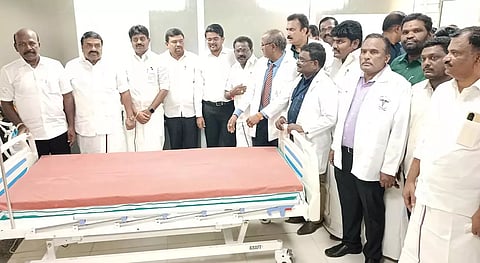 புதிய மருத்துவ சேவைகளை அமைச்சர்கள் சுப்பிரமணியன், ராஜகண்ணப்பன் தொடங்கி வைத்தனர்.&nbsp;&nbsp;