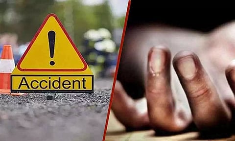 லாரி மோதி தொழிலாளி பலி