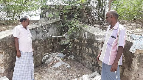 தூர்ந்துபோன கடைமடை கால்வாய்.