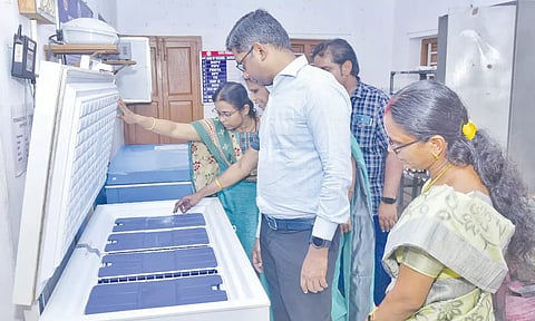 இடைக்கோடு அரசு ஆரம்ப சுகாதார நிலையத்தில் கலெக்டர் ஆய்வு