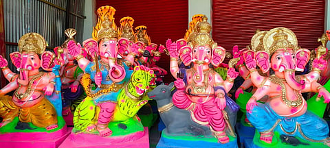 மேட்டுப்பாளையம் பவானி ஆற்றில் சிலைகளை கரைக்க ஏற்பாடு