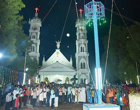 நாசரேத் அருகே பரிசுத்த உபகார மாதா ஆலய திருவிழா - 26-ந்தேதி சப்பர பவனி