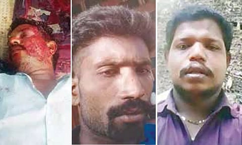 கொலையுண்ட காத்தாடி ராஜா மற்றும் கைது செய்யப்பட்டவர்கள்.
