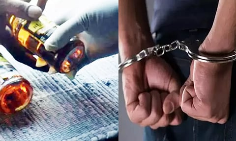பெட்டிக்கடையில் மது விற்றவர் கைது
